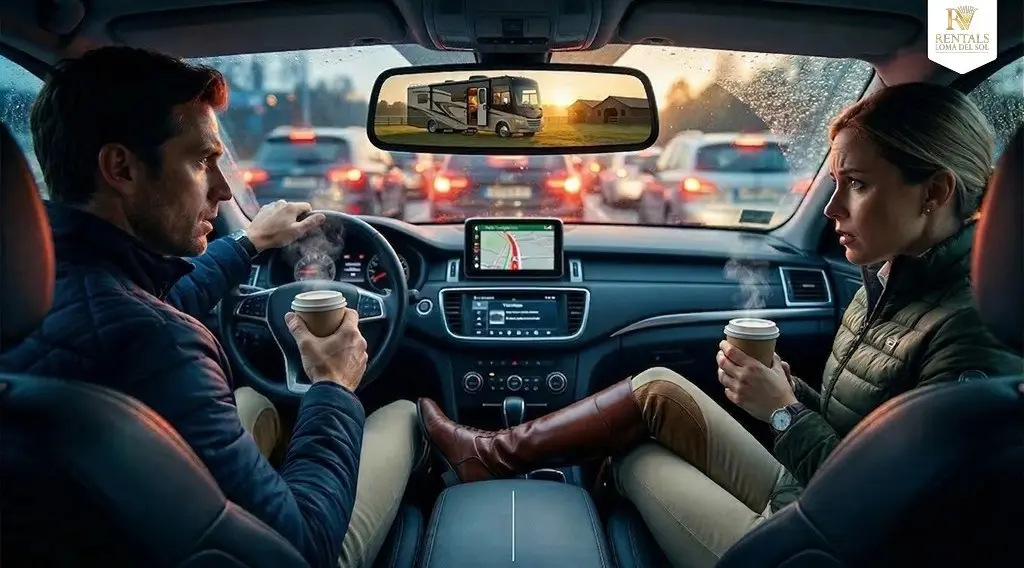 Luxury turnkey RV set up on-site near the World Equestrian Center—rv rental ocala for a stress-free show stay